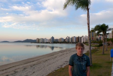 Beira-mar de Florianópolis.