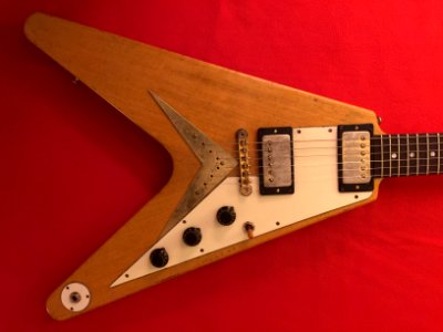 Front view 1958 Gibson Flying V Korina