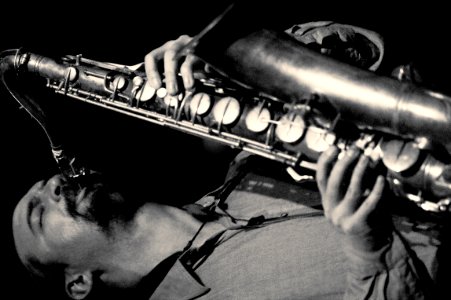 Universal Indians & Joe McPhee 4-4-2013 BIM - John Dikeman (2)