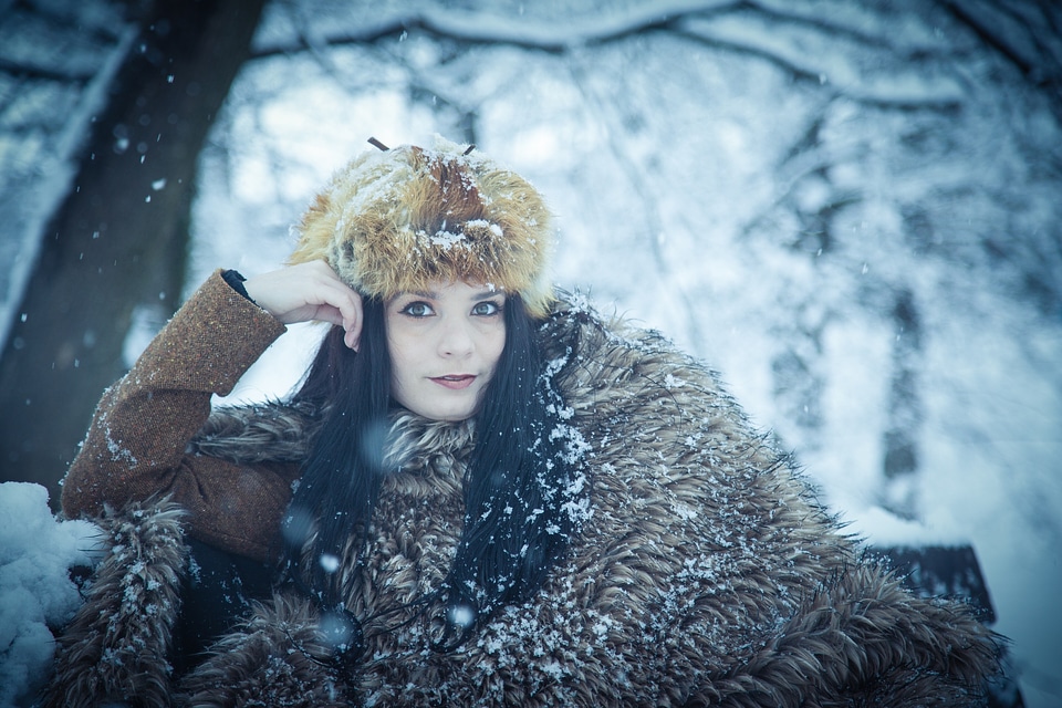 Young model woman