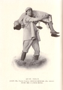 The Bondman Play: Jason rescues Michael from the sulphur mines photo