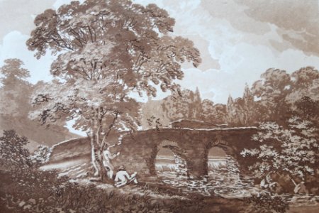 Monks Bridge, Rushen Abbey, Isle of Man 1794