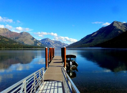 Waterton Lake U.S. boat dock