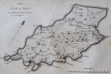 1794 map of the Isle of Man
