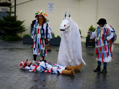 The White Boys (Ny Guillyn Baney) & the Laair Vane, Laxey, 2020 photo