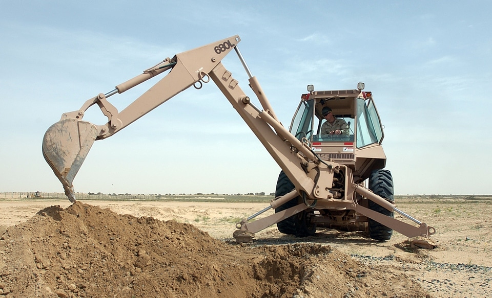 Machine construction scoop