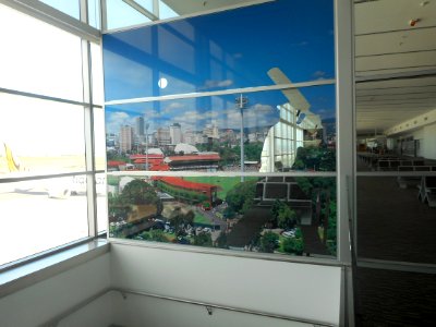 Adelaide Airport departure lounge