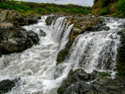 Waterfall, Iceland photo
