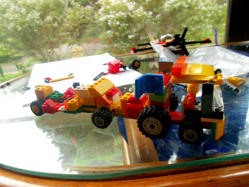 Lego truck by 5 year old.