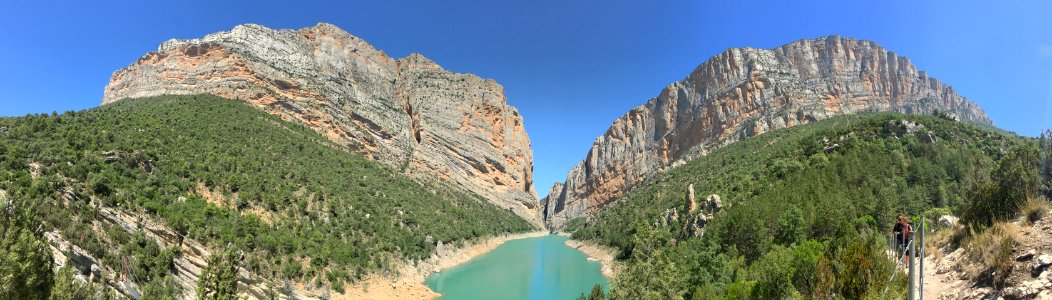 Panoramic - Congost de Mont Rebei , Lleida , Spain