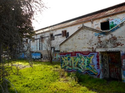 Abandoned factory as seen from Kilkenny Railway Station photo