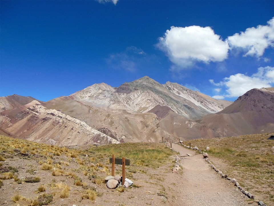 Mountain landscape mountaineering nature