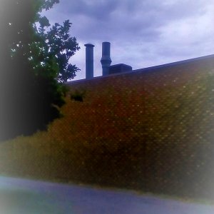 Two chimneys. photo
