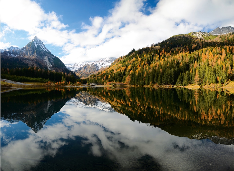Mountains water alpine lake