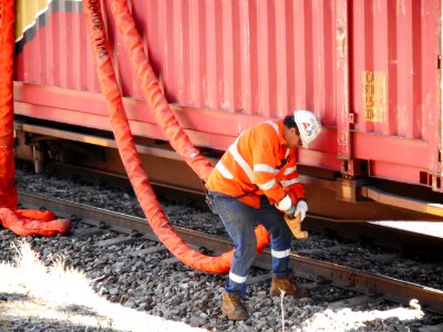 Train derailment, Glenalta photo