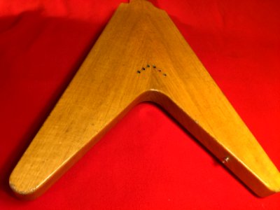 Back view II 1958 Gibson Flying V Korina