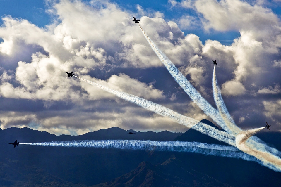 Military aircraft jets