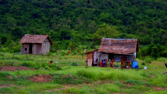 Absolute poverty,  at the rural border  between Pursat and  Koh Kong Province