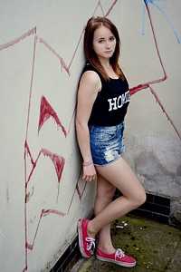 Girl street fashion