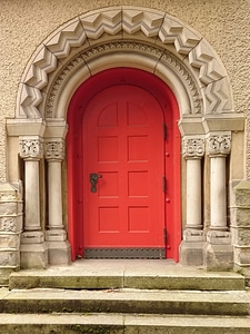 Church doors portal photo