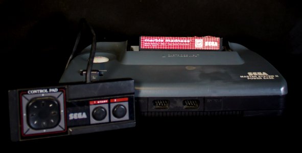 Sega Master System II with controller photo