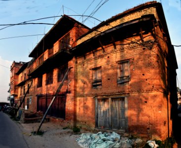 Old Bhaktapur road, Kathmandu photo