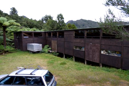 front building left side