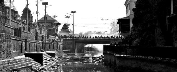 Shree Pashupatinath Temple cremation site photo