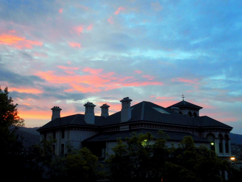 Last of the sunset over Newtown