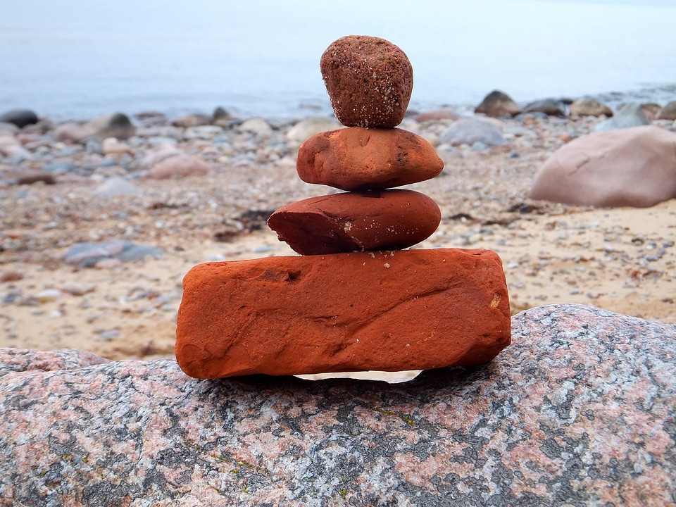 Rock seaside water