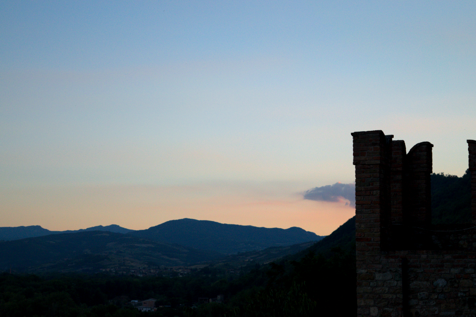 Il tramonto del Castello