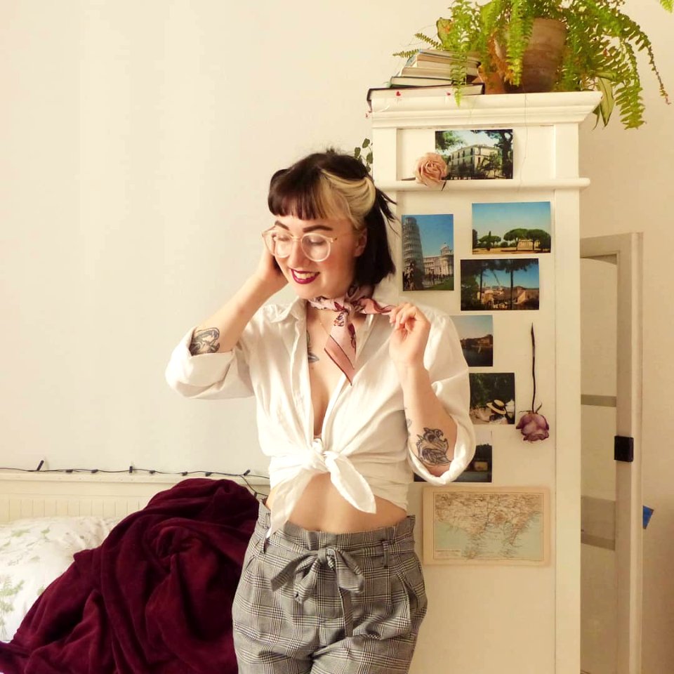 boyish yet quite feminine
