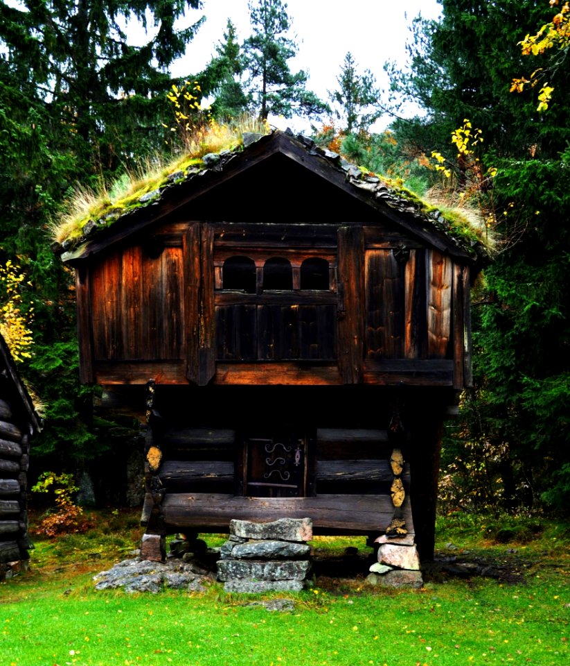 Traditional Norwegian storehouse