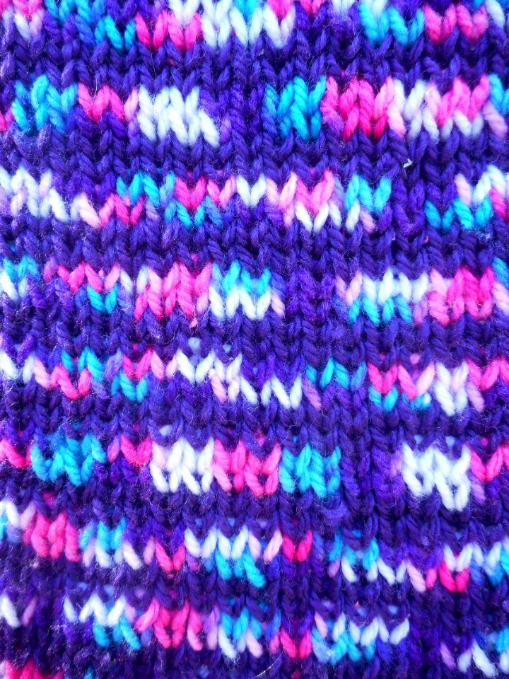 Knitted scarf