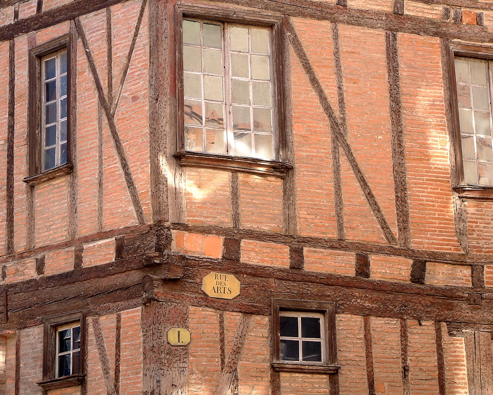 Toulouse brick pink city