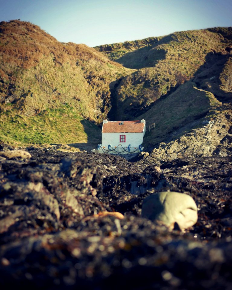 Fisherman's hut, Niarbyl, Isle of Man photo