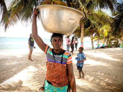 Coconut Seller at the beach