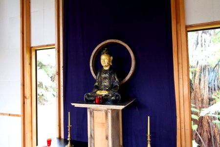 shrine for meditation area