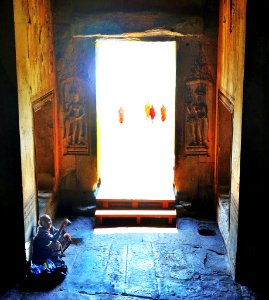 Inside Angkor wat photo