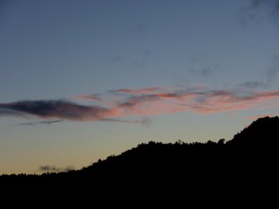 evening sky with mountains 4