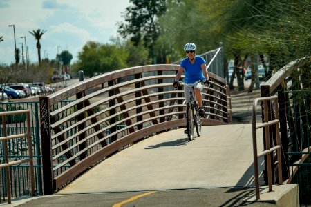 off-street path bridge