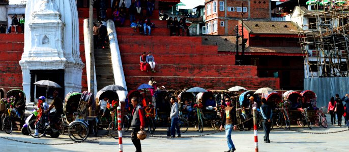 Awaiting customers at Hanuman Durban Square photo