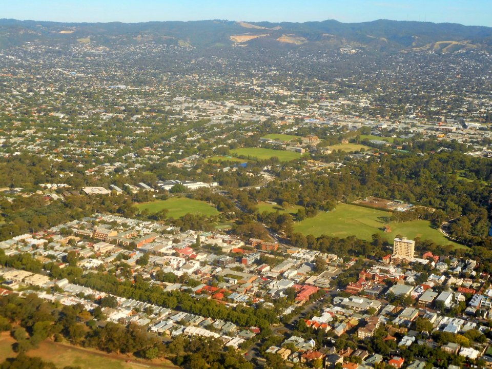 Aerial view of North Adelaide