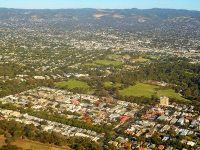 Aerial view of North Adelaide photo
