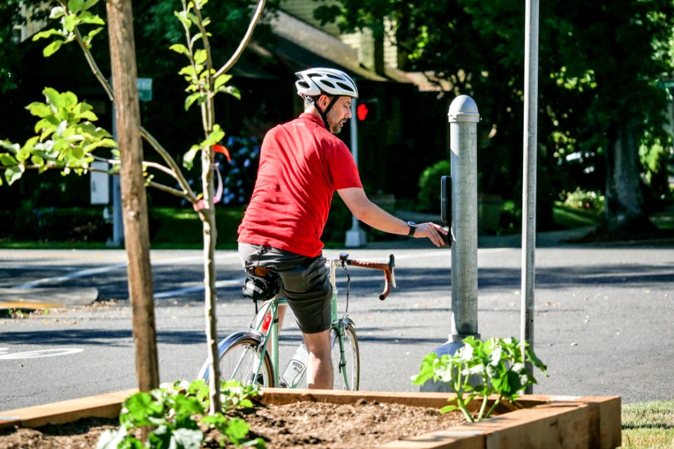 bike activated button