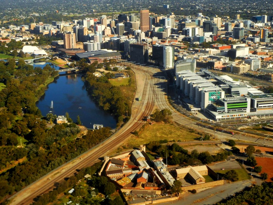 Adelaide aerial view