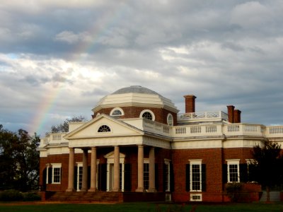 Rainbow over Monticello