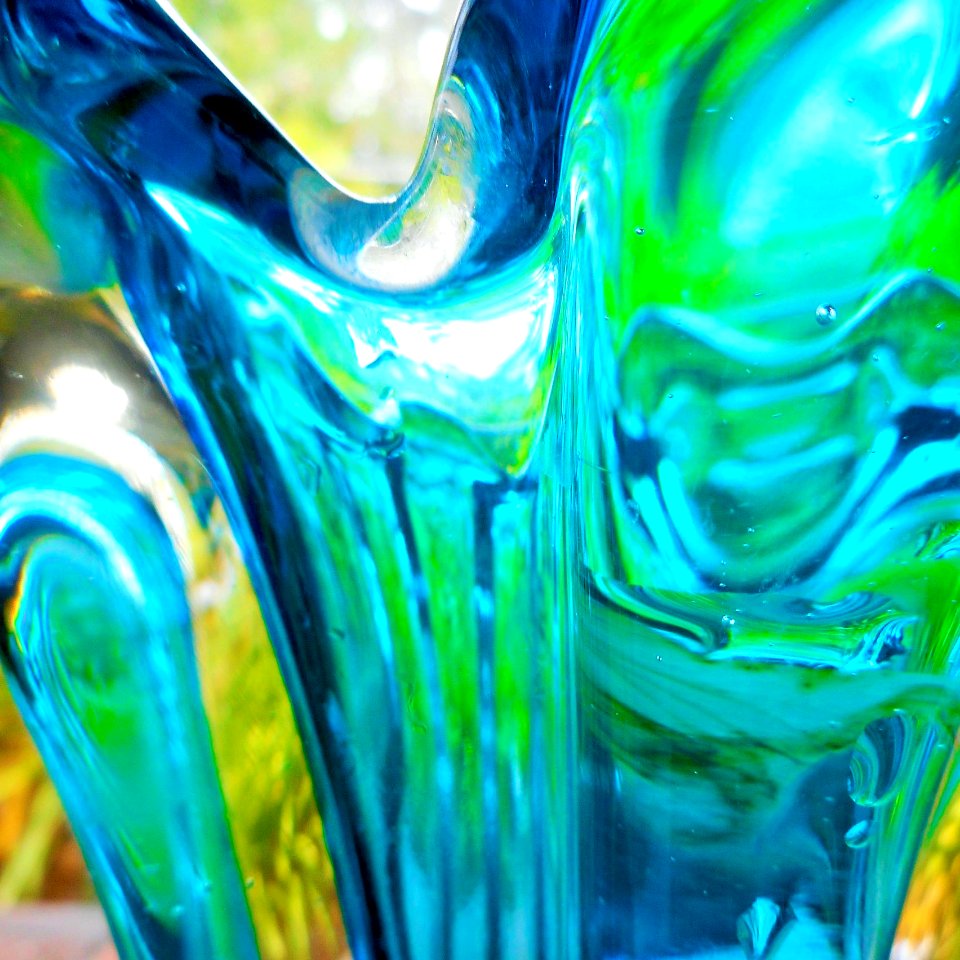 Blue vase