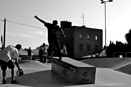 Skateboarding edit photo