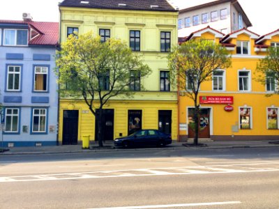 street in bratislava (slovakia)